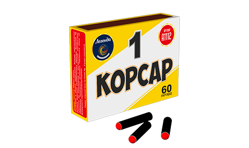  Петарды Корсар 1 в пленке  в Озерах
